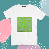 White  Color Customized Name And Printed T-Shirt For Kids / Men / Women