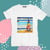 Boat Printed Truckart Theme T-Shirt For Unisex