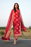 Laal-Hira Premium Soft Silk 3-Piece Suit For Women