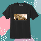 Black Color Customized Name And Printed T-Shirt For Kids / Men / Women