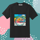 Black Color Customized Name And Printed T-Shirt For Kids / Men / Women