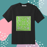 Black Color Customized Name And Printed T-Shirt For Kids / Men / Women