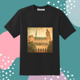 Ancient Place Printed Truckart Theme T-Shirt For Unisex