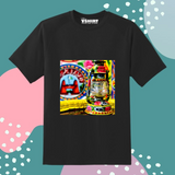 Multi Lantern Printed Truckart Theme T-Shirt For Unisex