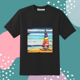 Boat Printed Truckart Theme T-Shirt For Unisex