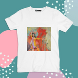 Holi Colors Truckart Theme T-Shirt For Women/Girl