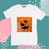 Orange Emoji Style Truckart Theme T-Shirt For Unisex