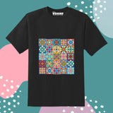 Black Color Customized Name And Printed T-Shirt For Kids / Men / Women