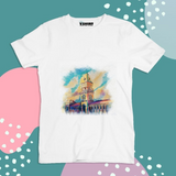 Clock Tower Truckart Theme T-Shirt For Unisex