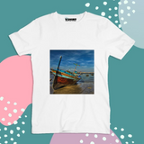 Boat View Truckart Theme T-Shirt For Unisex