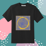 Yellow Circle Printed Truckart Theme T-Shirt For Unisex