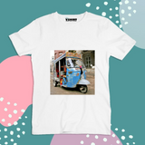 Rickshaw Printed Truckart Theme T-Shirt For Unisex