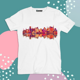 Karachi Panoramic View Truckart Theme T-Shirt For Unisex