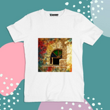 Floral Truckart Theme T-Shirt For Unisex