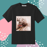 Train Printed Truckart Theme T-Shirt For Unisex