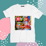 Lantern View Truckart Theme T-Shirt For Unisex