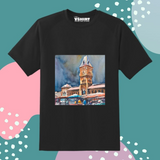 Clock Tower View Truckart Theme T-Shirt For Unisex