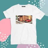 White  Color Customized Name And Printed T-Shirt For Kids / Men / Women