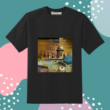 Tomb Printed Truckart Theme T-Shirt For Unisex