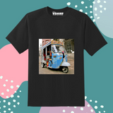 Rickshaw Printed Truckart Theme T-Shirt For Unisex