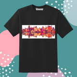 Karachi Panoramic View Truckart Theme T-Shirt For Unisex