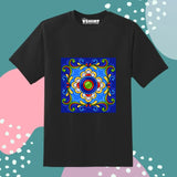 Black Color Customized Name And Printed T-Shirt For Kids / Men / Women