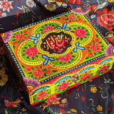 Floral Truck-Art Hand Painted Customized Wooden Jewelry Box
