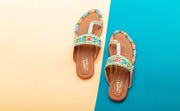 Light Pink Hand-Painted Kolapuri – Soft & Stylish For Women