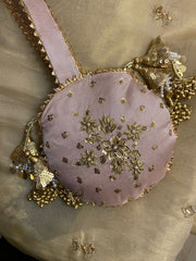 KASHMIRI CHAI PINK BATWA – A Dream for Engagement Brides For Bridal/Wedding
