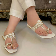 Timeless Braided Kolhapuri Flats For Women