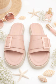 Peach & Black Softy Flats – Comfortable & Chic Everyday Wear For Women