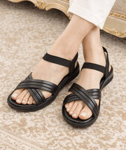 Mustard & Black Softy Sandals – Comfortable Everyday Flats For Women