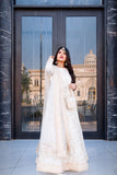 Off-White Ghazal Royal Tilla Maxi For Women