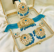 ALMAS Kundan Necklace: Antique Elegance