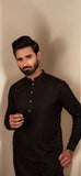 Simple Black Kurta Pajama For Men