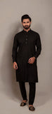 Simple Black Kurta Pajama For Men