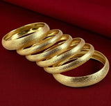 Angela Premium Metal Bangles – Set of 6 For Women