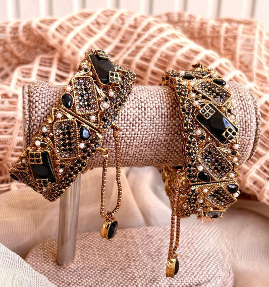 Sparkle Openable Adjustable Bangles For Women