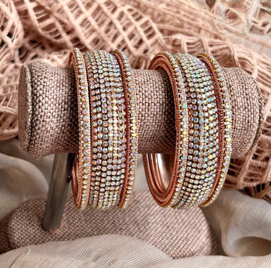 Ethereal Grace 6-Piece Premium Bangles Set For Women