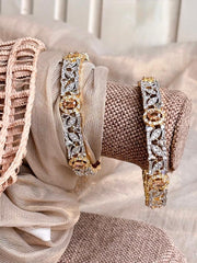 Moonbeam Luxe Sparkle Zircon Bangle For Women