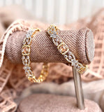 Celeste Luxe Zircon Bangles For Women