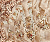 Husn-e-Hyderabadi Royal 3-Layered Bridal Set For Women
