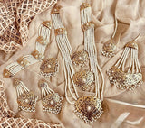 Husn-e-Hyderabadi Royal 3-Layered Bridal Set For Women