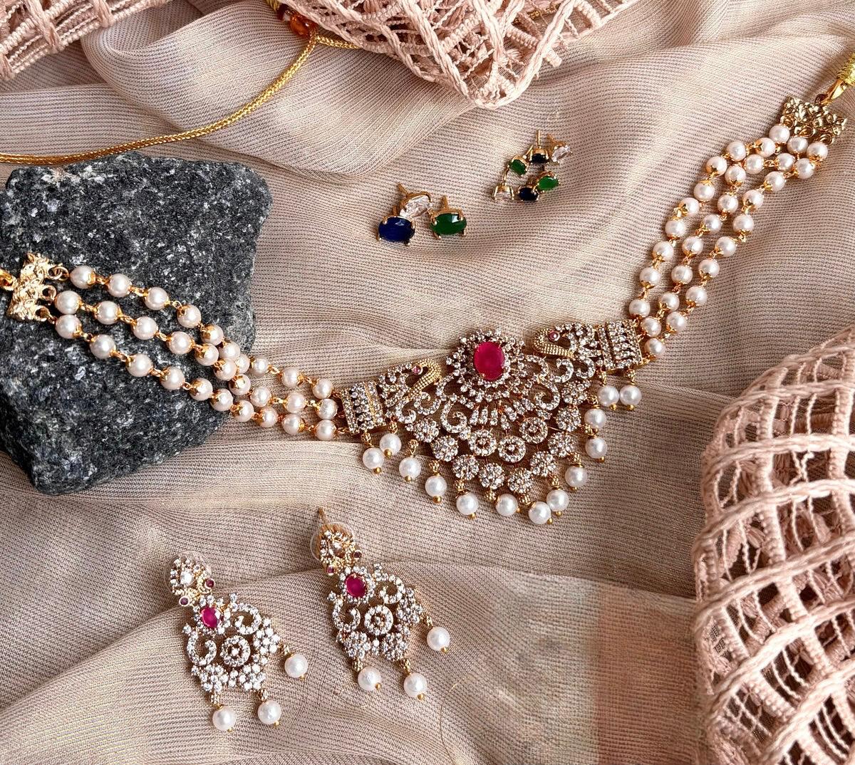 Nazakat Royal Statement Choker Set For Women