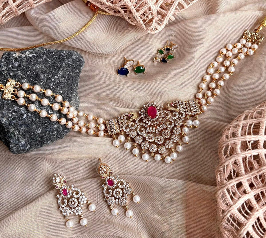 Nazakat Royal Statement Choker Set For Women