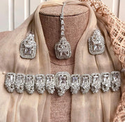 Azmira Zircon Choker Set For Women