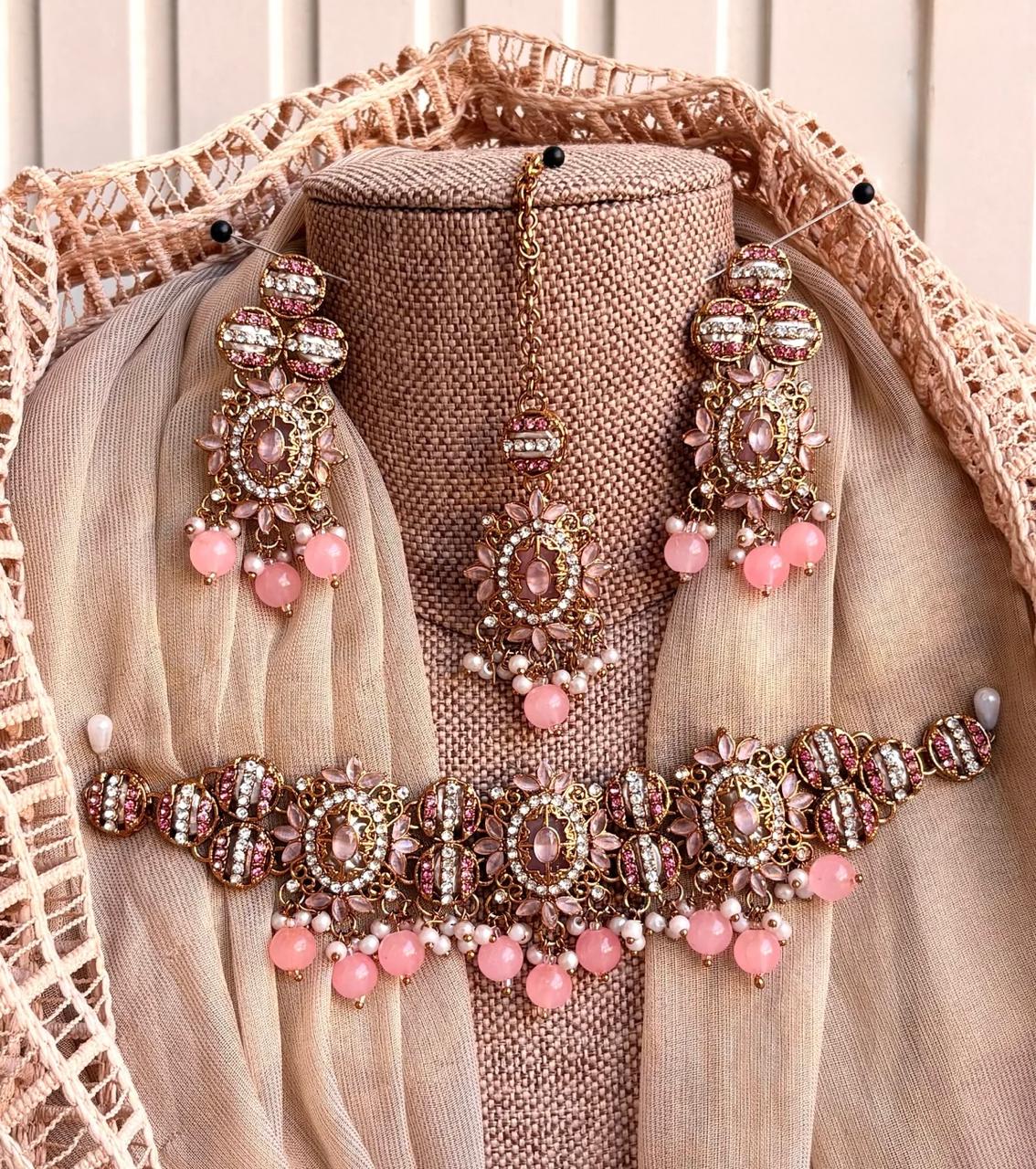 Zarqash Regal Choker Set For Women