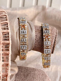 Infinity Glow Premium Zircon Bangles For Women