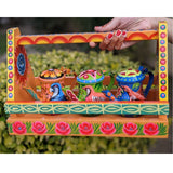 Truck Art Hand-Made Wooden Caddy Basket