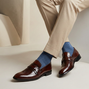 Luxury Two-Tone Genuine Leather Dress Shoes For Men